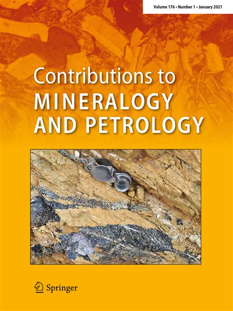 Contributions To Mineralogy And Petrology